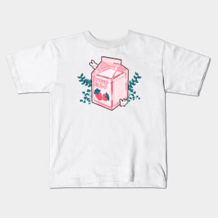 Strawberry milk Kids T-Shirt